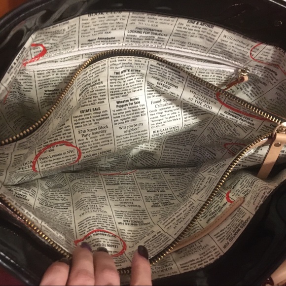 RARE Kate Spade Patent Leather Tote - copy - Picture 13 of 14